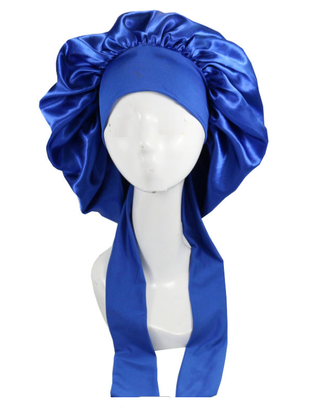 Amazon.com: BONNET QUEEN Satin Bonnet Silk Bonnet for Sleeping Hair Bonnet  Tie Bonnet Hair Cover Satin Hair Wrap Adjustable Bonnet with Stretch Band  for Women Girls Curly Hair : Clothing, Shoes &